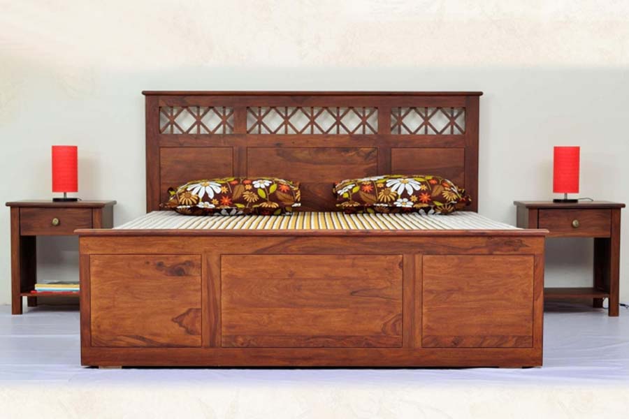Treasure King Size Bed With Hydraulic Storage