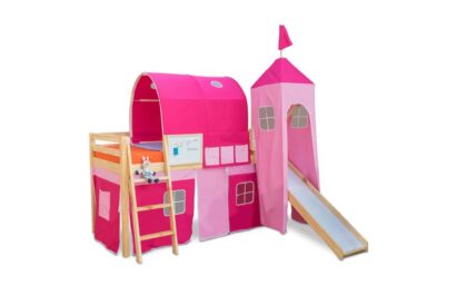 Castle Loft Bed - Pink