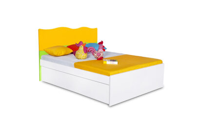 Prism Single Bed - Yellow / Green