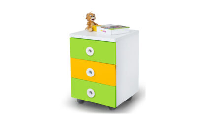Prism Movable Drawer Set - Yellow / Green