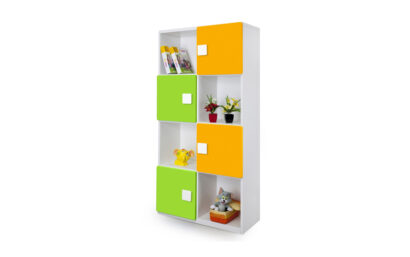 Four Layer Bookcase - Yellow / Green