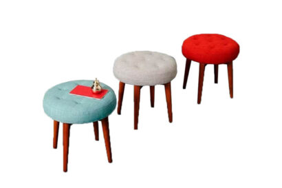 Upholstered Fabric Stools