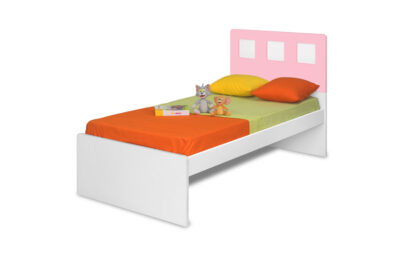 Boston Single Size Bed - Pink