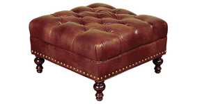 Classic Style Leather ottoman