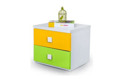 Young America Bedside Table - Yellow / Green