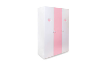 Victoria Three Door Wardrobe - Pink