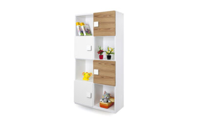 Four Layer Bookcase - Oak