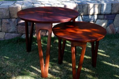 Mango Wood Nesting ( Round )