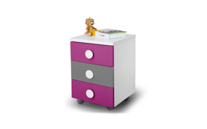 Solo Chest of Three Drawers - Majenta