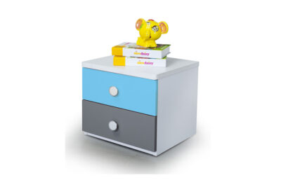 Solo Bedside Table - Blue
