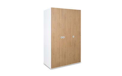 Country Collection 3 Door Wardrobe - Oak