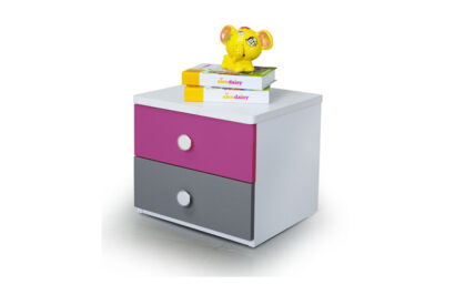 Solo Bedside Table - Majenta