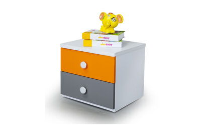 Solo Bedside Table - Orange