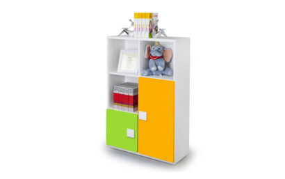 Three Layer Bookcase - Yellow / Green