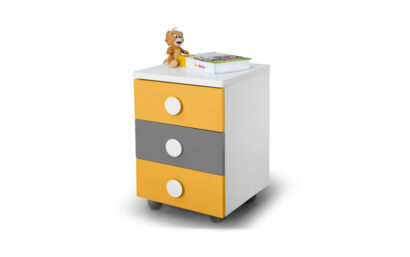 Solo Chest of Three Drawers - Orange