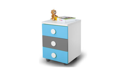 Solo Chest of Three Drawers - Blue