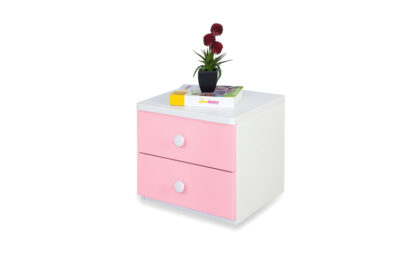 Zest Bedside Table - Pink