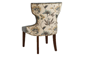 Antique Floral Dining Chair
