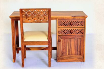 Elegant Study Unit in Wood Crust Finish